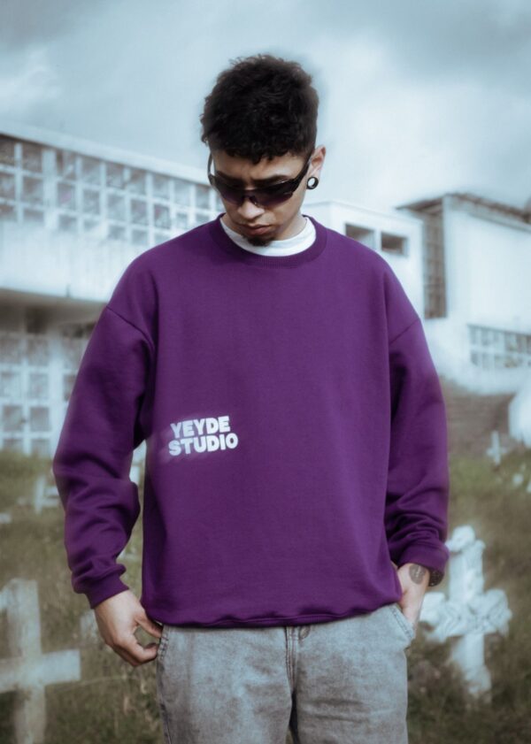 WhatsApp Image 2025-10-07 at 6.48.34 PM (2) Buzo morado "Inmortal Pulse"