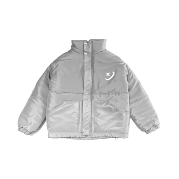 Chaqueta Puffer "Titanium Grey" (Gris Acero)