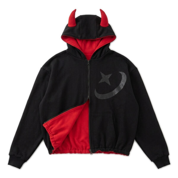9 Capucha PROFANOS Reversible BOXY FIT “Dual Demon”