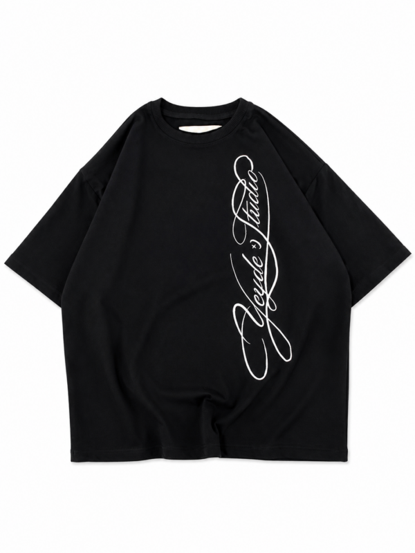 IMG_7252 Camiseta negra Lettering