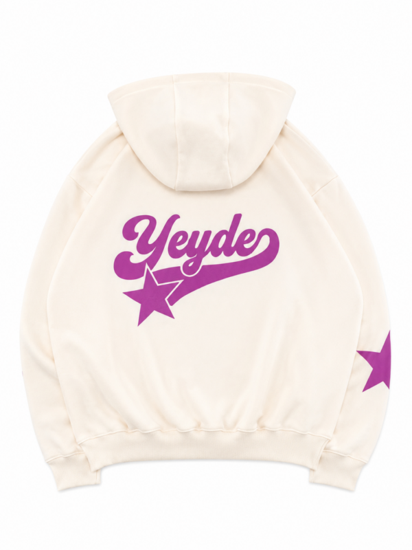 IMG_7258 Hoodie Oversize Cream Star