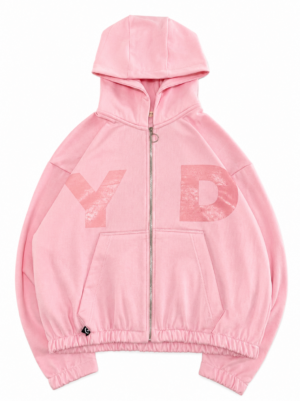IMG_7261 Capucha Zipper rosa boxy fit