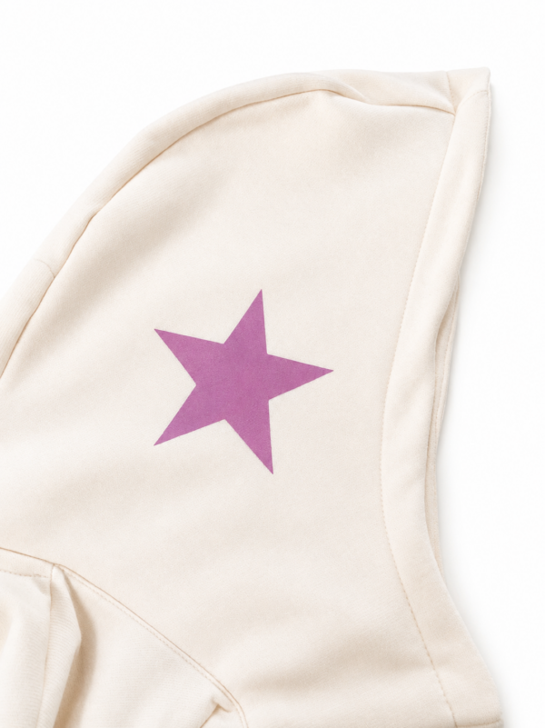 IMG_7264 Hoodie Oversize Cream Star