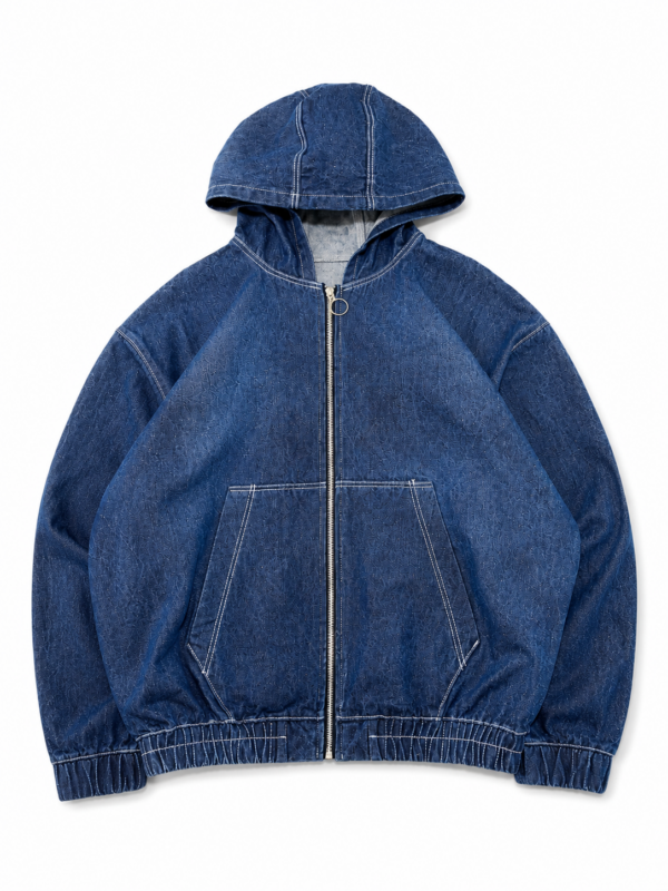 IMG_7265 Zipper denim Washed Boxy Fit